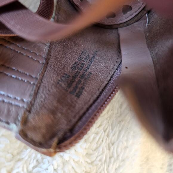 Libby Edelman Women's Gato‎ Cage Heels Stiletto Open Toe Size 7.5M Mauve Fairy - Picture 8 of 10